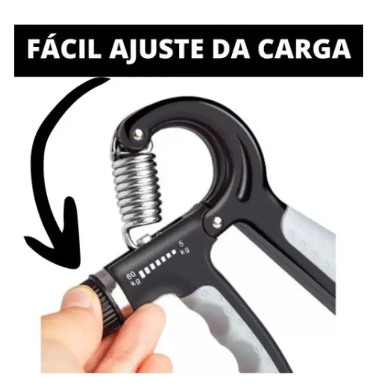 Handgrip com Mola Ajustável para Antebraço e Mãos