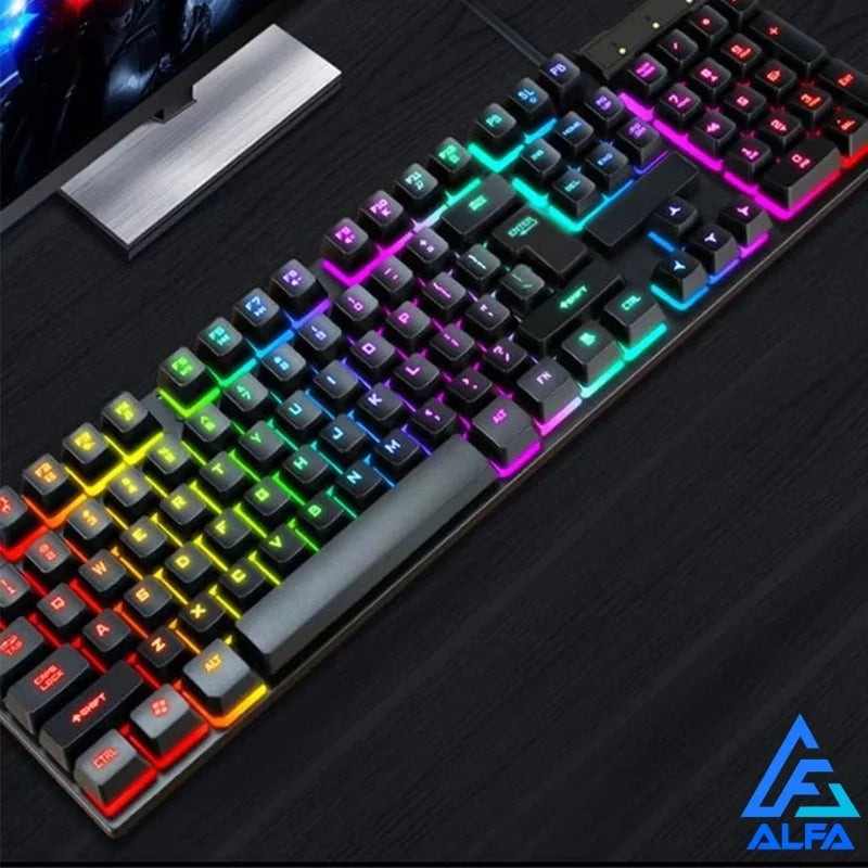 Teclado Semi mecânico com RGB