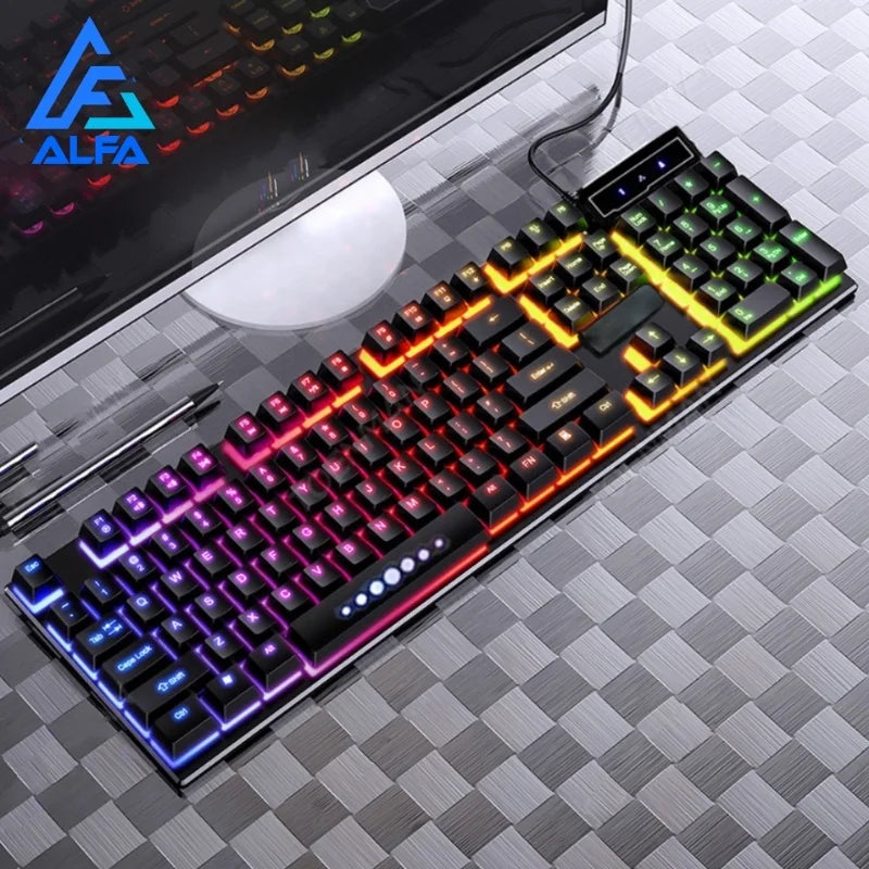 Teclado Semi mecânico com RGB